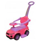 Толокар Baby Mix UR-HZ614W Pink Машина Детская С Ручкой Розовый
