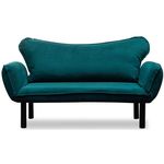 Canapea Trendy Chatto Albastru Petrol, 65x70x140cm