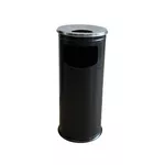 Урна для мусора Hydro S Tip 2 19x60 + scrumieră, neagră 0430048
