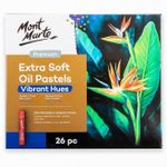 Set de creație Mont Marte MMPT0042 Set pastel Extra Soft Oil 26 col, Vibrant Hue