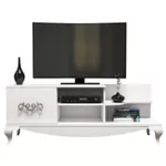 Comodă TV Trendy Sultan, Alb 130x50x45cm
