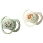 Suzetă BabyOno 1669/02 Suzete simetrice din silicon 6-18 luni (2 buc)