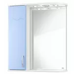 Oglindă baie Mashtab 9671 Clasic 600x200x720 Alb-Albastru