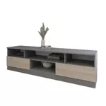 Тумба напольная для TV Smartex (16364) Т6 180cm TV Grafit+Stejar Deschis