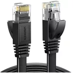 Кабель для IT Ugreen 50175 Cat6 Flat Ethernet Cable, U/UTP, 3m, Black