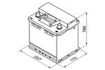 Bosch S3 12V 45Ah 400EN 207x175x190 -/+