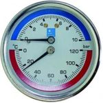 Accesoriu sisteme de încălzire Hydro S Termomanometru 0-120°C; 0-10bar, 1/2