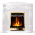 Камин электрический ArtFlame Clasic de colt white & Gala gold