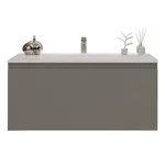 Dulap pentru lavoar Bayro Sensi под умыв. Allegro 1000 light grey, подвесной