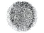 Тарелка декоративная 33cm H&S, пластик, серебрянная