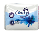 Прокладки гигиенические впитывающие женские Confy Lady ULTRA NIGHT STD, 7 шт.
