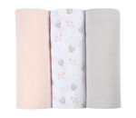 Набор муслиновых пеленок Beaba Swan Pink (3 шт)