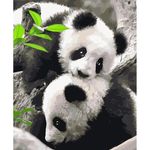 Картина по номерам Strateg VA-3630 Panda 40x50