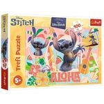 Головоломка Trefl 16495 Puzzles 100 Stitch and friends in action, Disney Stitch The Movie