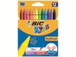 Set creioane de ceara BIC Plastidecor 12buc