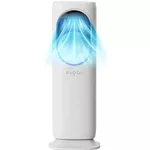 Охладитель воздуха EvoAir 4 в 1 башенный вентилятор BRIIS SILVER WHITE, обогреватель воздуха, охладитель, увлажнитель, УФ-стерилизатор