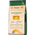 Hrană pentru animale de companie Fitmin Dog mini maintenance lamb beef 12 kg