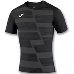 Îmbrăcăminte sport Joma T-Shirt Haka Black-Antharacite S/S (M) 100960.110