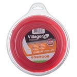 Леска для триммера Villager Квадратная нейлоновая леска 2,4 мм*78 м (048167)