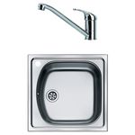 Chiuvetă bucătărie cu bateria Franke 101.0636.526 ETL 610-36 + Basic Crom