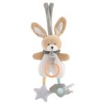 Jucărie cu pandantiv Chicco 971300 Bunny Musical Cot Panel