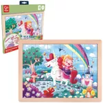 Головоломка Hape E1642 Puzzle 2 în 1 Unicorn și prieteni