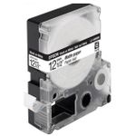 Tape Cartridge EPSON LK4WBB; 12mm/9m Matte Paper, Black/White, C53S654023