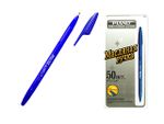 Ручка масляная PT-1147B soft ink,1mm, синяя