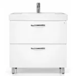 Dulap pentru lavoar Mashtab 11621 Agat cu 2 sertare 70cm Alb