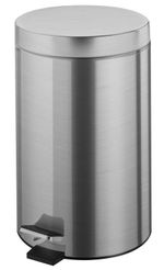 Урна для мусора Bisk 00431 cu pedala 12L inox, crom mat, BISK