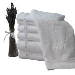 Домашний текстиль Sweet Home Белое полотенце для ног 50x70 см, 600 г/м2