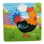 Puzzle Viga 50113 Grow-up Puzzle Rooster