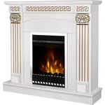 Șemineu electric ArtFlame Calisto & Gala silver, 1020x1100x300mm, Alb