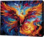 Tablou pe numere BrushMe RMGB017FC 30x40сm (pânză neagră/fără cutie) Flacăra vieții