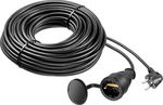 Удлинитель электрический TEB Electrik 72344 Prelungitor cu o priza, 15m, 3х1.5mm², 16A, ІР44, negru (800.815.110)