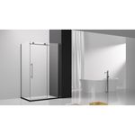 Cabină de duș miscellaneous SYSP 90x200 GUN GRAY 8mm (lateral)