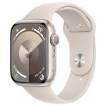 Смарт часы Apple Watch Series 9 GPS 45mm Starlight - S/M MR963