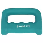 Ganteră HMS CK20 Abisal Kastet Turquoise Neoprene Dipping Dumbbell 2kg