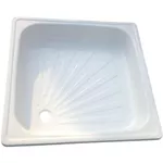 Cadița de duș miscellaneous Cadita dus patrata otel 900x900