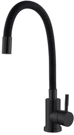 Смеситель кухонный Mat|eco Soul гибкий черный-мат