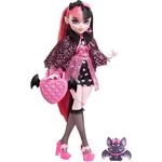 Кукла Mattel HHK51 Monster High Draculaura și Contele Fabulous, cu accesorii