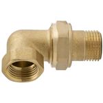 Запорная арматура Ferro Отвод бронзовый с голландской резьбой 3 шт. 1