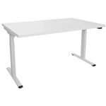 Masă de birou Deco SUL01 white (masa birou electric ajustabila)