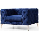 Fotoliu Trendy Como-Bleumarin