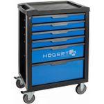 Sistem de depozitare a instrumentelor Hoegert HT7G045 Тележка инструментальная 6 ящиков (710x977x460 мм)