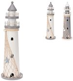 Decor Promstore 47336 Suvenir de birou Far din lemn 37x11cm