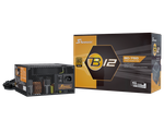 Power Supply ATX 650W Seasonic B12 BC-750 80+ Bronze, 120mm fan, S2FC, Flat black cables