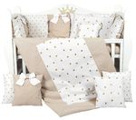 Lenjerie de pat pentru copii PernaMea Set lenjerie 8 piese Perne Maro (PM.101650/1)