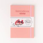 Скетчбук Малевичъ для графики и маркеров Bristol Touch, розовый, 180 гм, А5 см, 50л