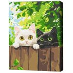 Tablou pe numere BrushMe KBS0192FC 30x40 сm (fără cutie) Cercetașii pufoși